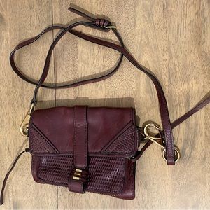 She + Lo Burgundy Crossbody Bag